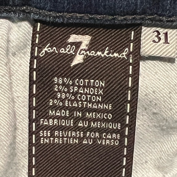 7 For All ManKind Slimmy Light Wash Jeans Size 31 - Picture 6 of 7